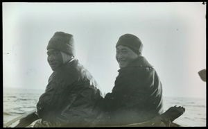 Image of Two Polar Eskimos [Inughuit] off on a Hunt